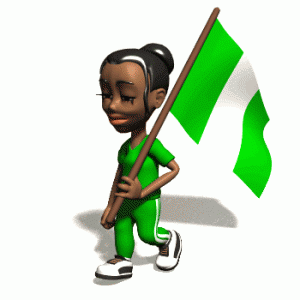 Nigeria flag animation