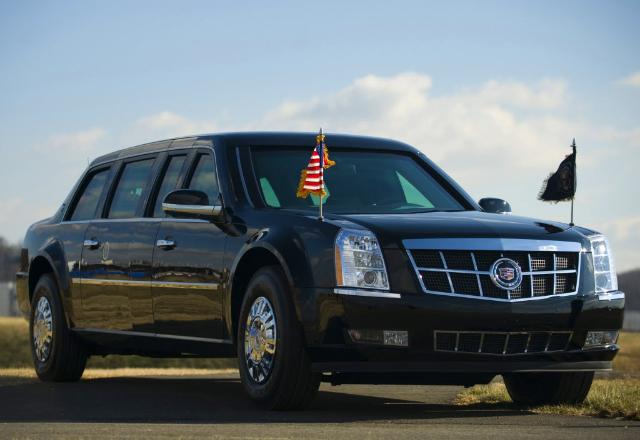 President Barack Obama's Limousine nicknamed 'The Beast'