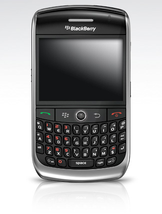 BlackBerry Curve 8900 - marketed as the thinnest and lightest full-QWERTY BlackBerry smartphone
