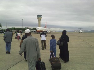 Passengers arriving the domestic wing of Nnamdi Azikwe Int'l Airport, Abuja