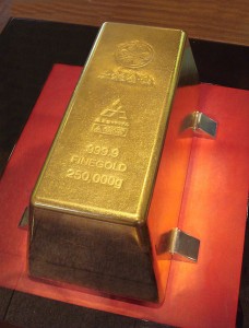 A gold bar