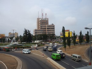 Kwame Nkrumah Circle in Accra, Ghana. Is Ghana really prepared for an earthquake? Photo by Oluniyi David Ajao.