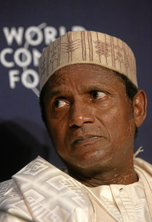 President Umaru Musa Yar’Adua: alive and well? Image via Wikipedia