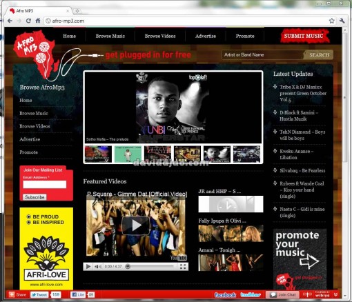 African Hip-Hop Joins Technology Revolution via new website