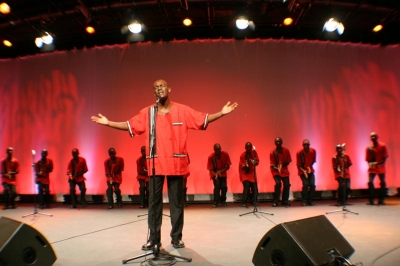 The Kenyan Boys Choir in action