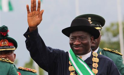 President Goodluck Jonathan on inauguration day - 29th May 2011