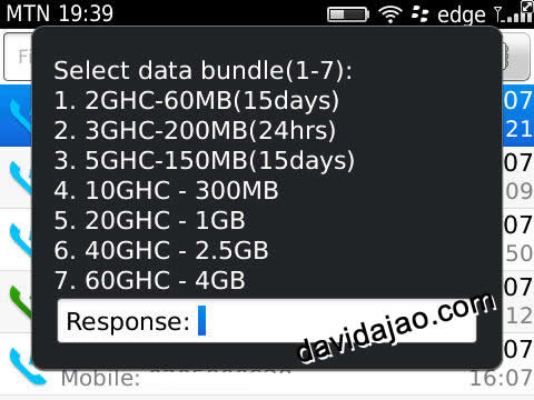 MTN Ghana's new data packages