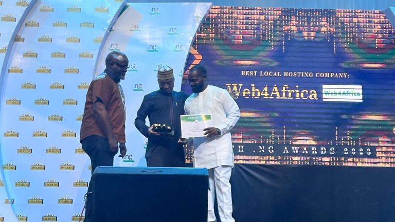 Web4Africa named Best Local Hosting Company in Nigeria Web4Africa named Best Local Hosting Company in Nigeria