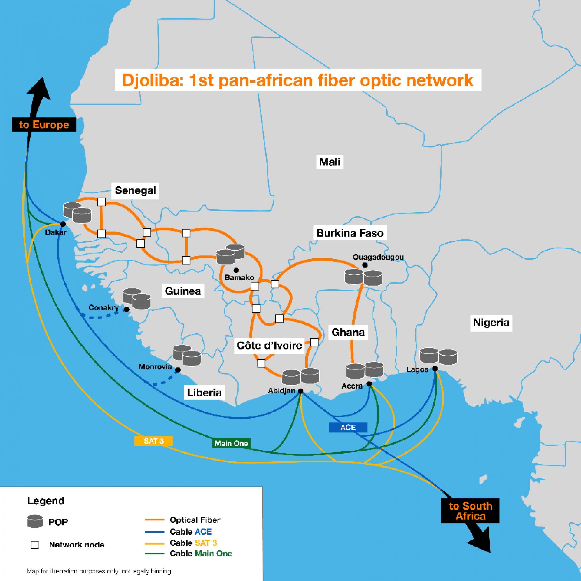 Orange launches Djoliba, the first pan-West African network - TECH dot 