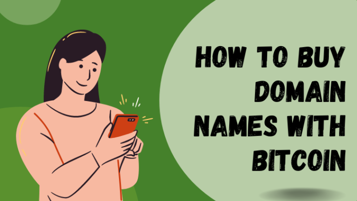 How to buy Domain Names with Bitcoin