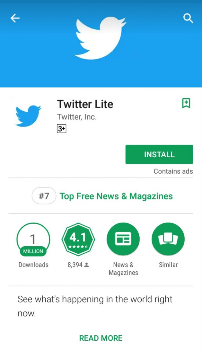 twitter lite apk