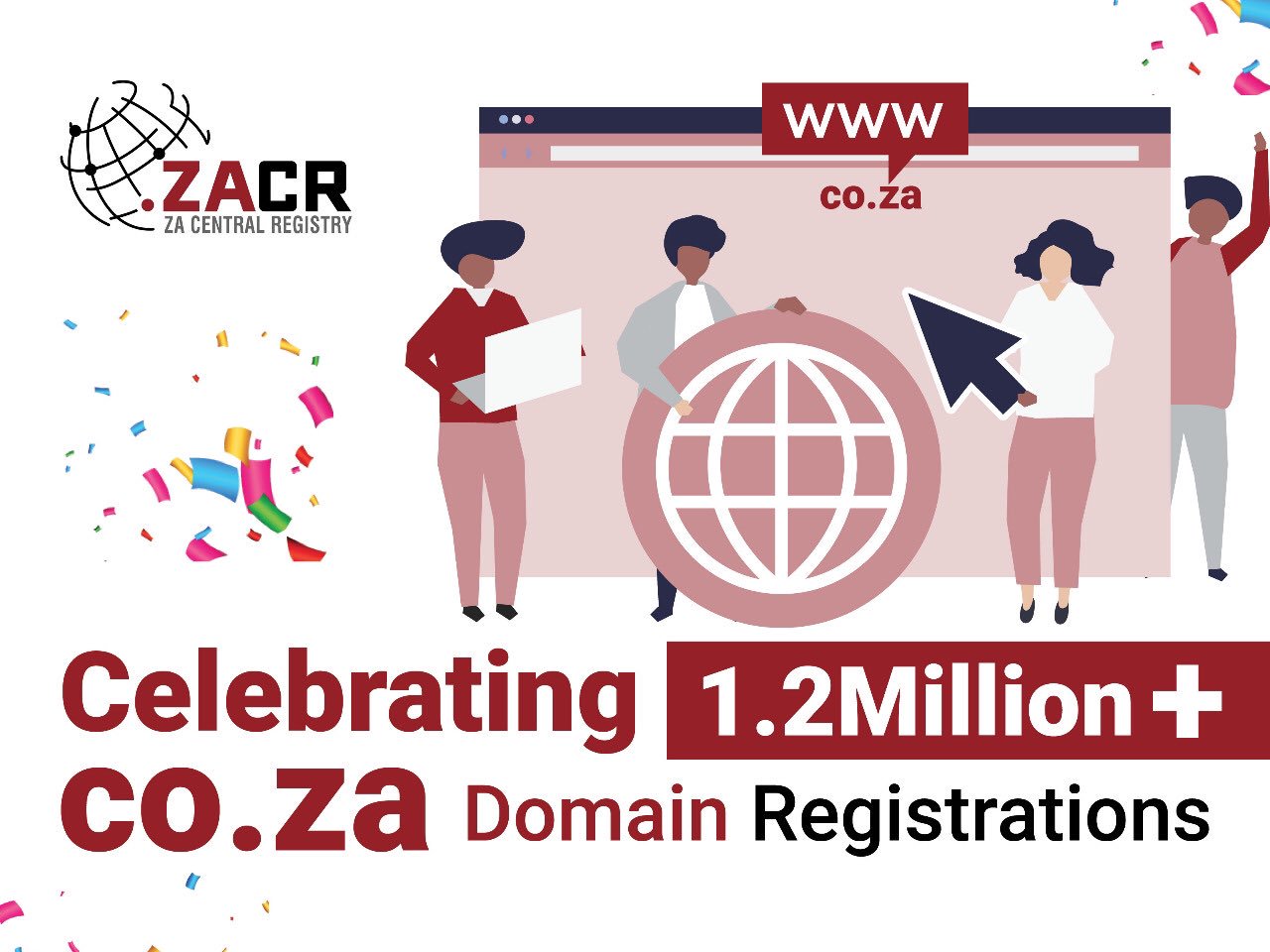 .CO.ZA Domains exceed 1.2 Million as ZACR marks 31st Anniversary