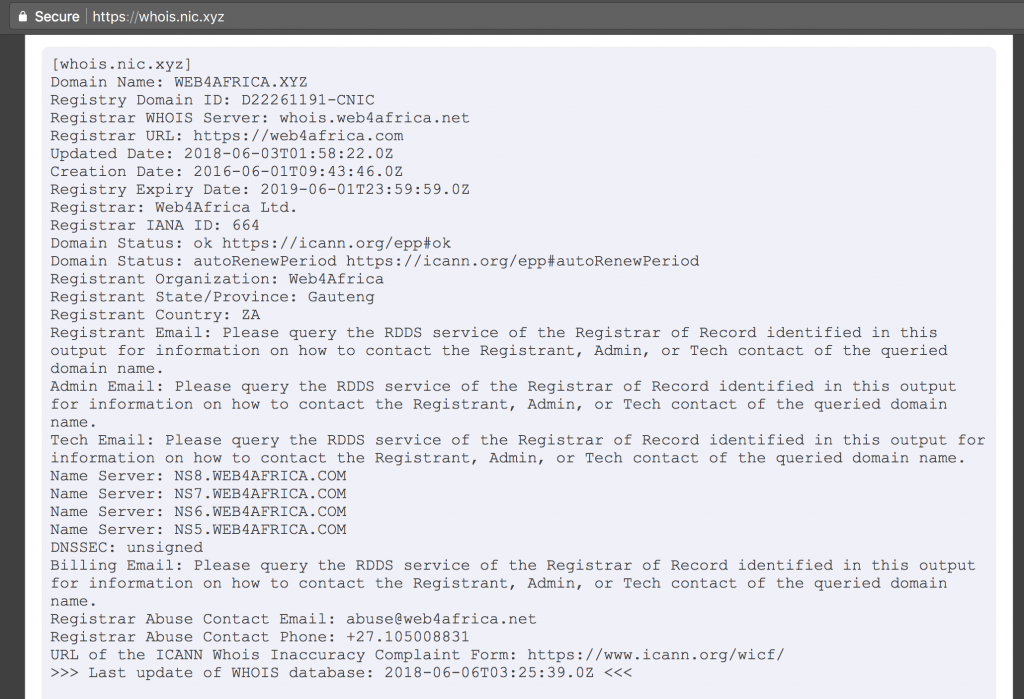 CentralNic changes WHOIS structure in reaction to GDPR