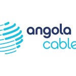 The Angola Cables corporate logo: a stylised cyan globe icon paired with the angola cables wordmark.