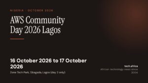 aws community day west africa 2026 card