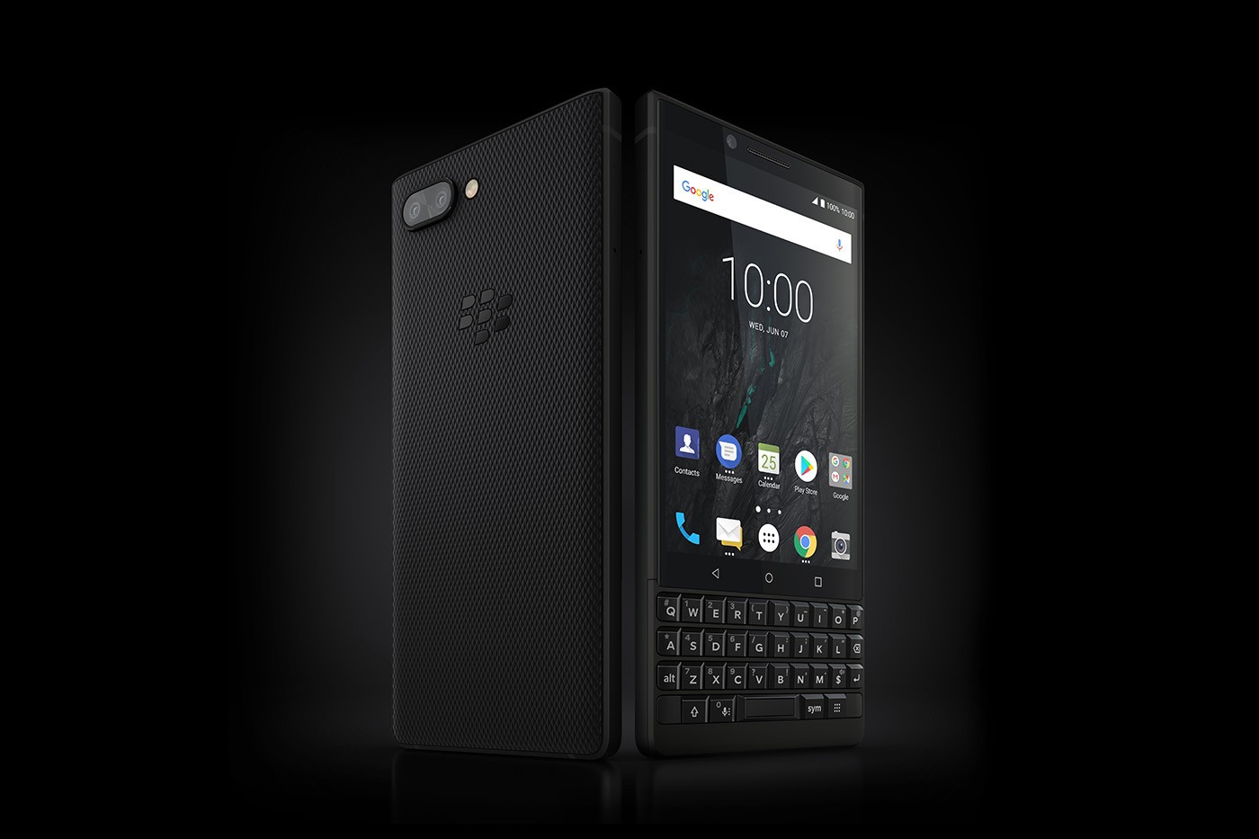 blackberry key2 press sized black