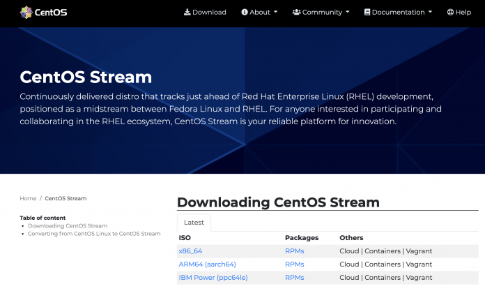 centos stream download