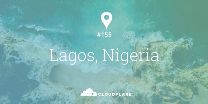 Lagos is CloudFlare's 155th peering city.