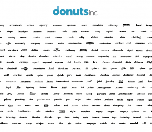donuts registry TLDs