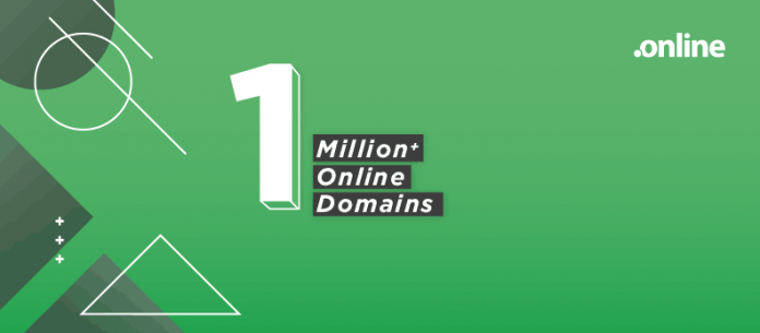 Radix Registry has announced 1 Million .online domain registrations