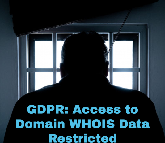 GDPR and Domain WHOIS