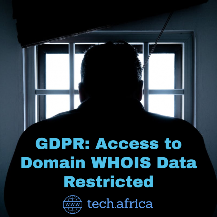 GDPR and Domain WHOIS