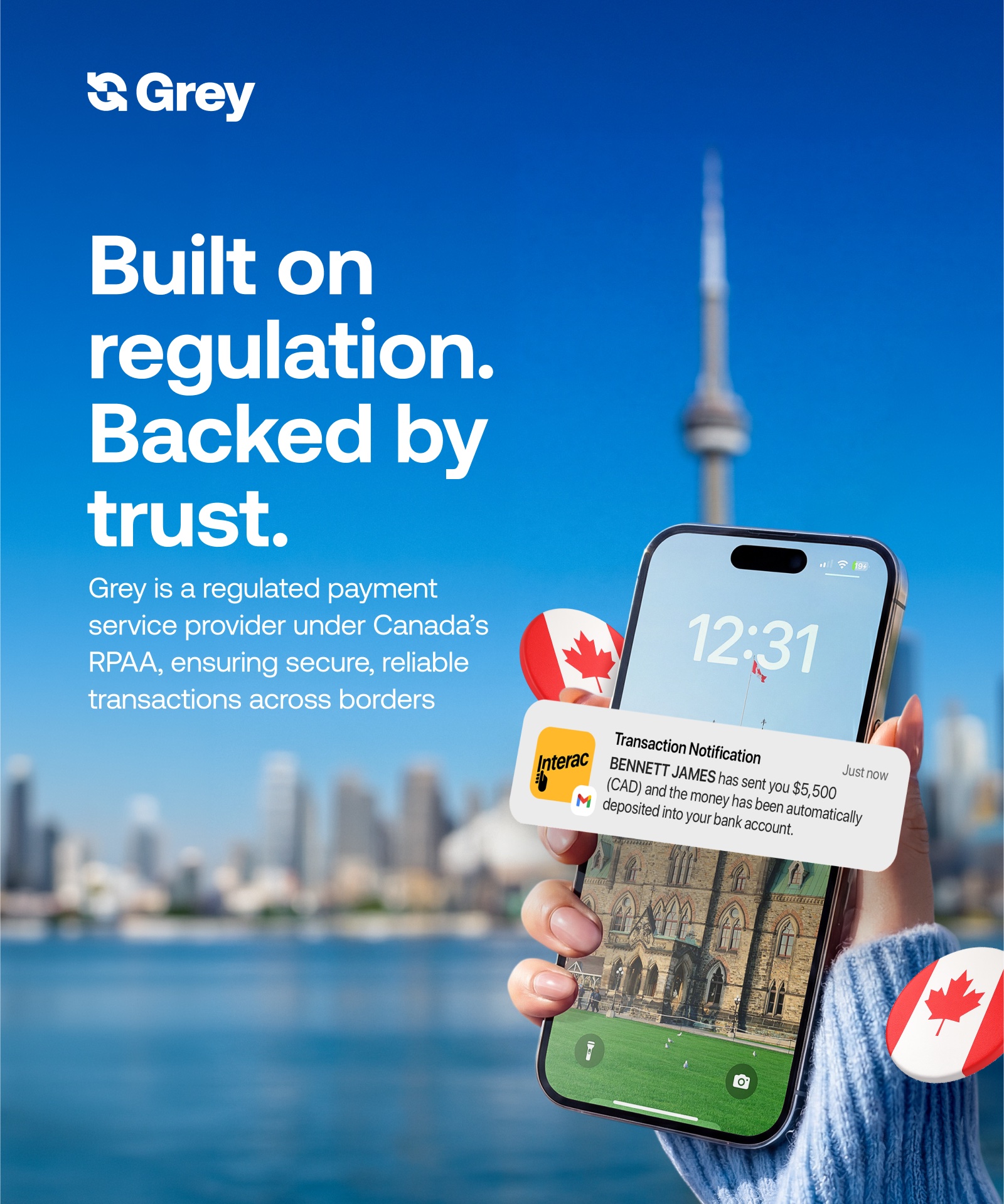 African fintech Grey clears Canadian payments registration