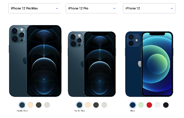 iPhone 12 range