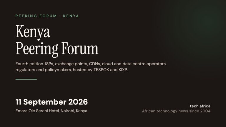 Events 3 Event card: Kenya Peering Forum, 11 September 2026, Emara Ole Sereni Hotel, Nairobi