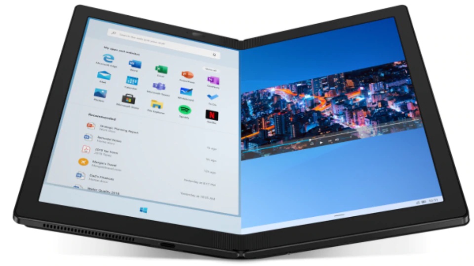Lenovo launches its first foldable screen PC