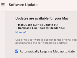 MacOS Big Sur December 2020 update