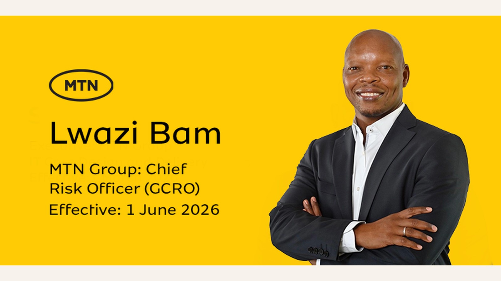 MTN appoints Lwazi Bam as Group Chief Risk Officer
