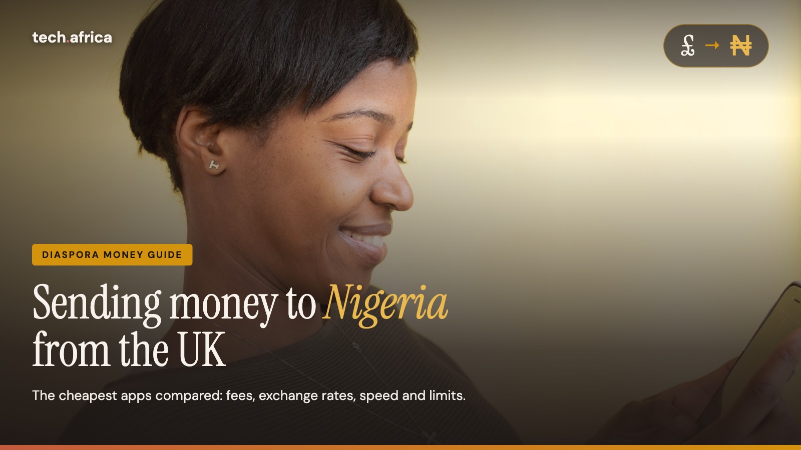The cheapest way to send money to Nigeria from the UK