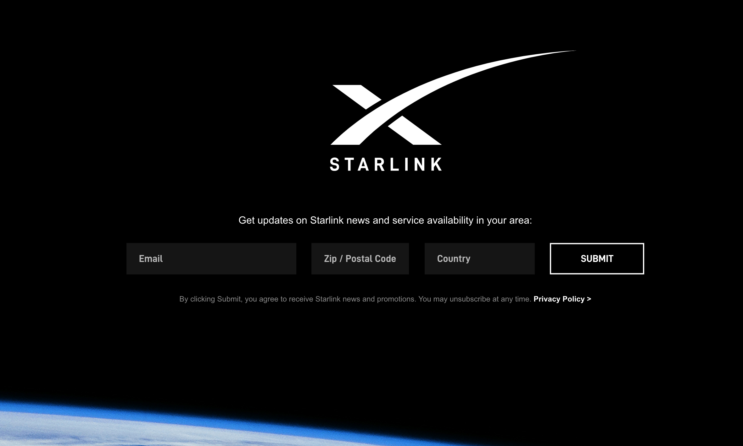 starlink signup