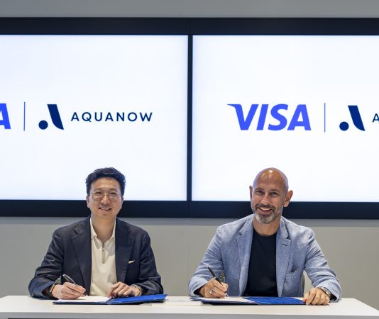 Godfrey Sullivan, Head of Product and Solutions for CEMEA at Visa and Phil Sham, CEO of Aquanow.