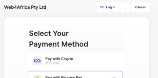 Web4Africa customers can now pay with Binance Pay