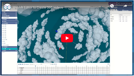 WebVR Editor to create 360 Videos
