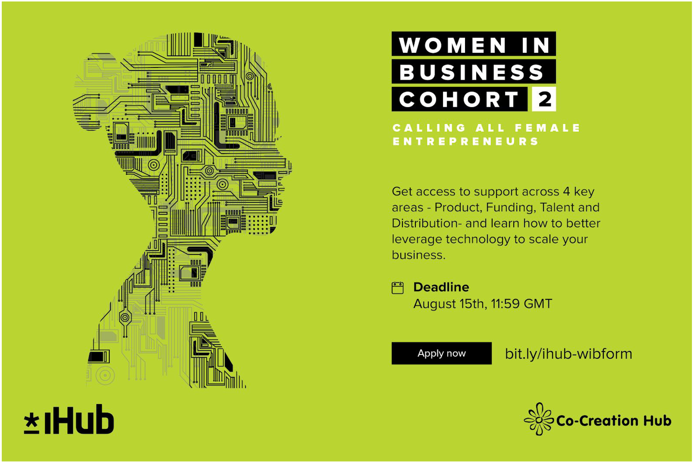 Women in Business Cohort 2: Call all Female Entrepreneurs